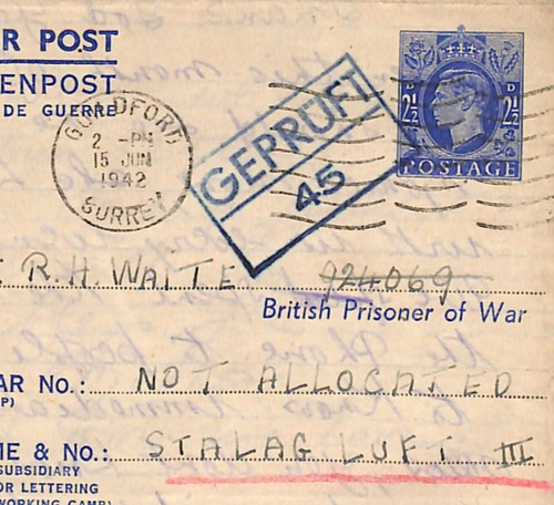 Ww2 pow mail cover - mail,